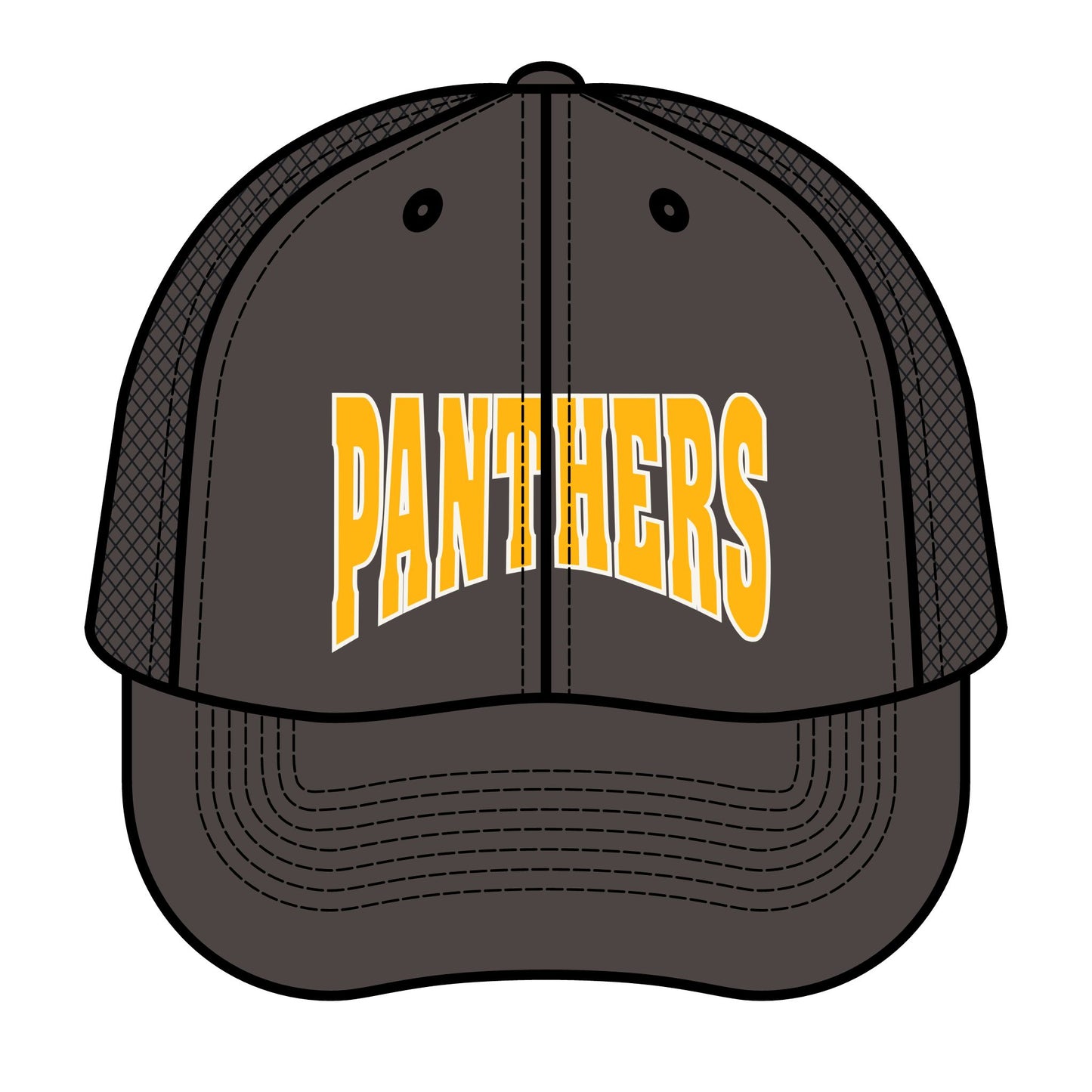 Panthers Retro Trucker Hat with Panthers Design, Vintage Baseball Cap, Sports Fan Gift, Outdoor Gear, Personalized Headwear, Unisex Truckers