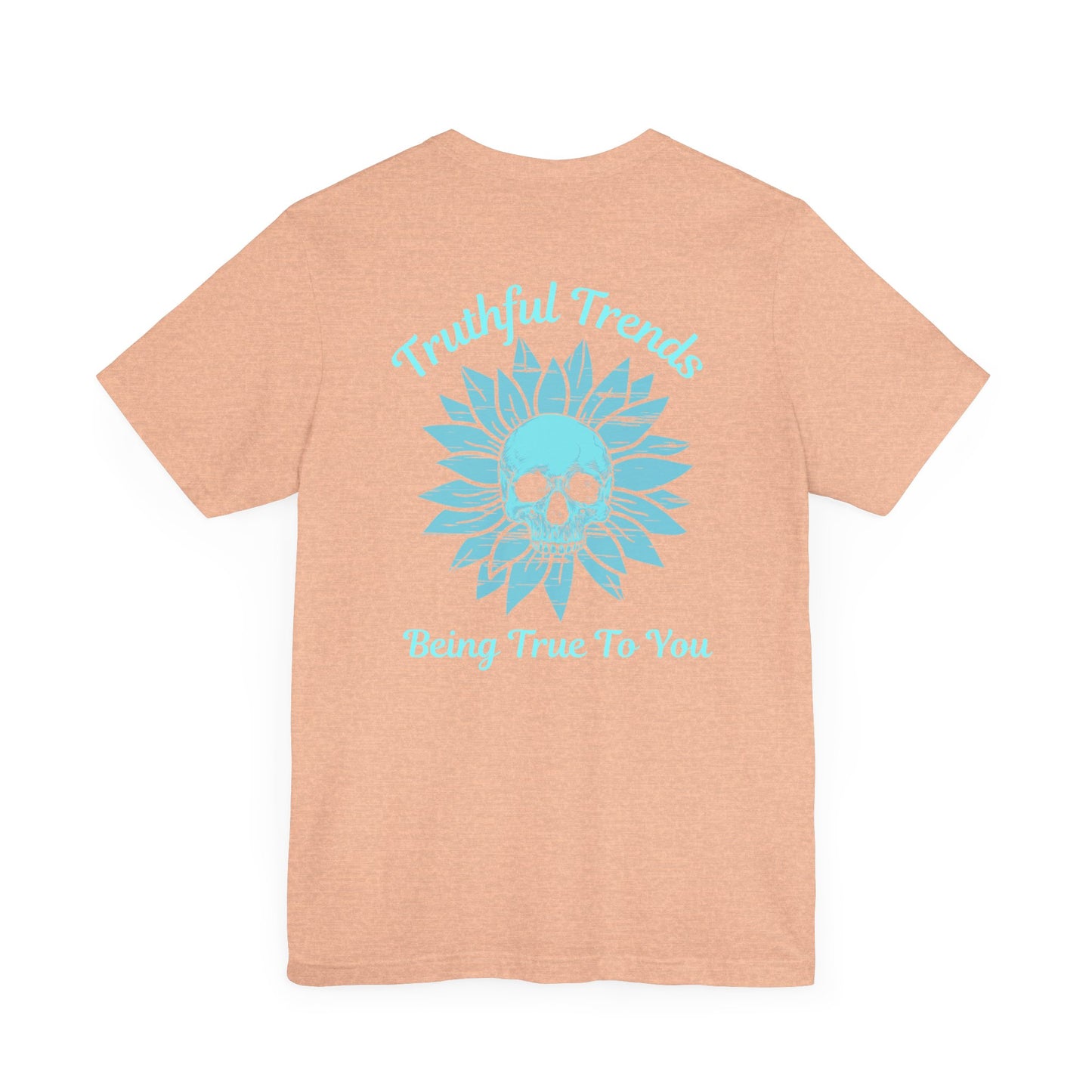 Skull and Sunflower Unisex Short Sleeve Tee