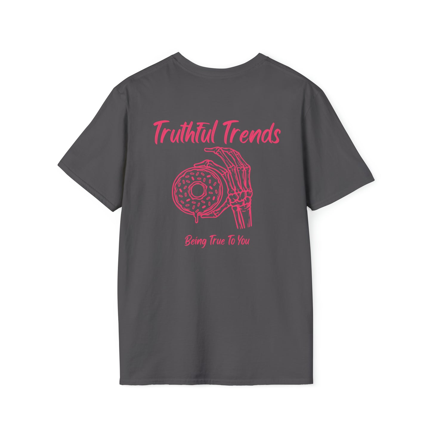Skeleton and Donut Unisex Softstyle T-Shirt