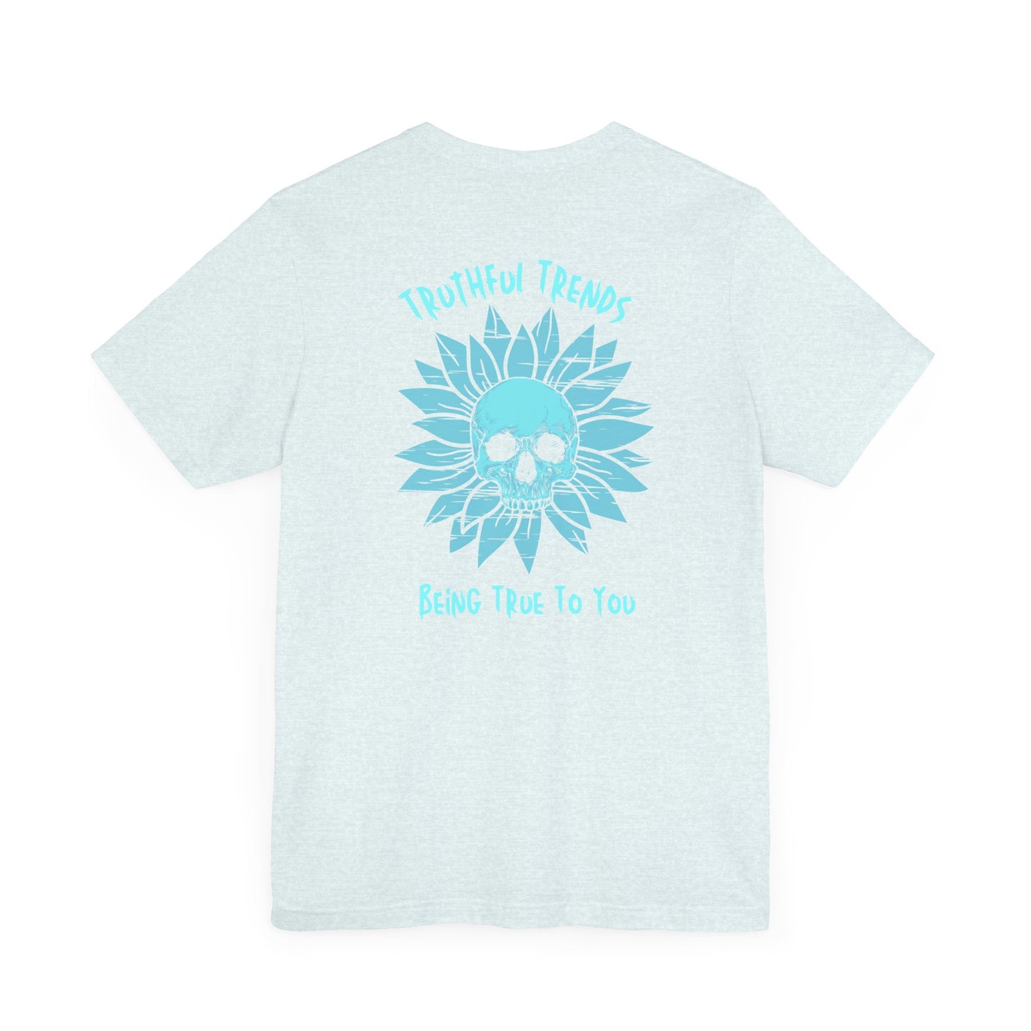 Skull and Sunflower Unisex Short Sleeve Tee