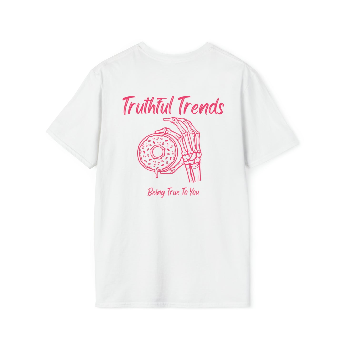 Skeleton and Donut Unisex Softstyle T-Shirt
