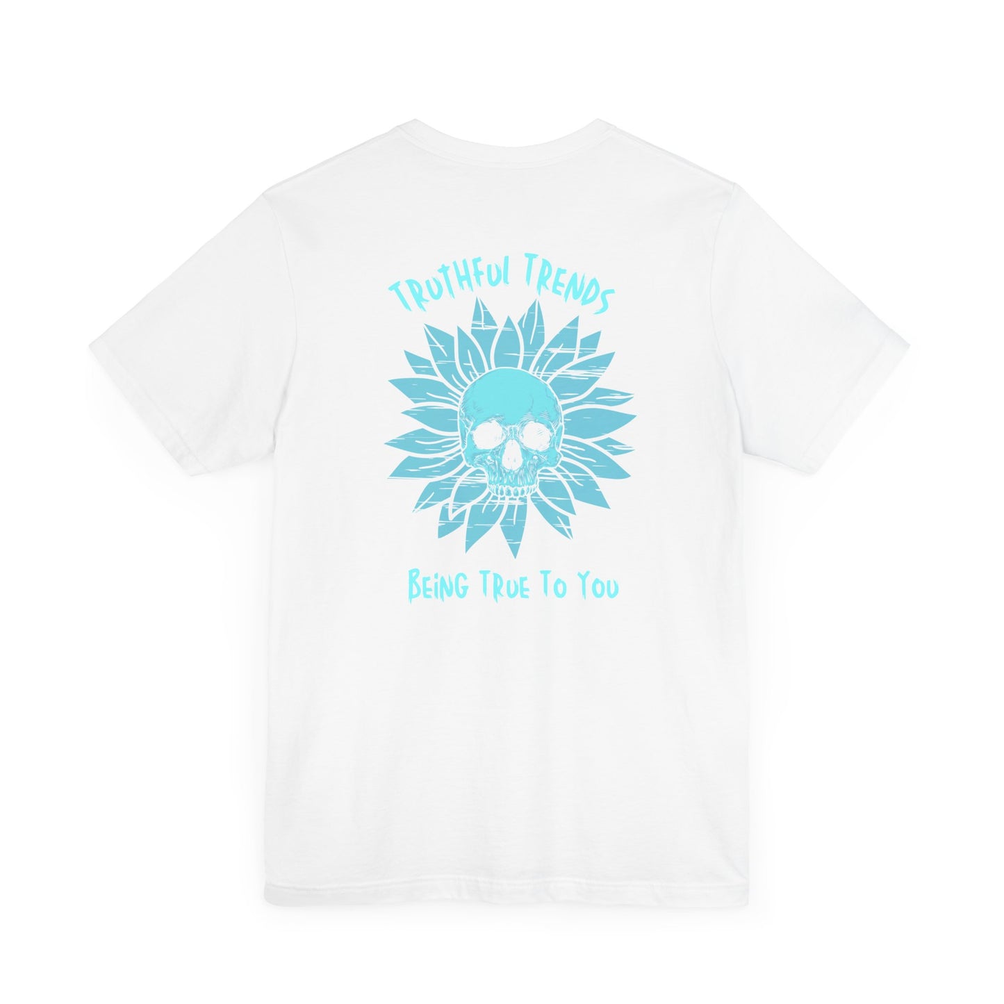 Skull and Sunflower Unisex Short Sleeve Tee