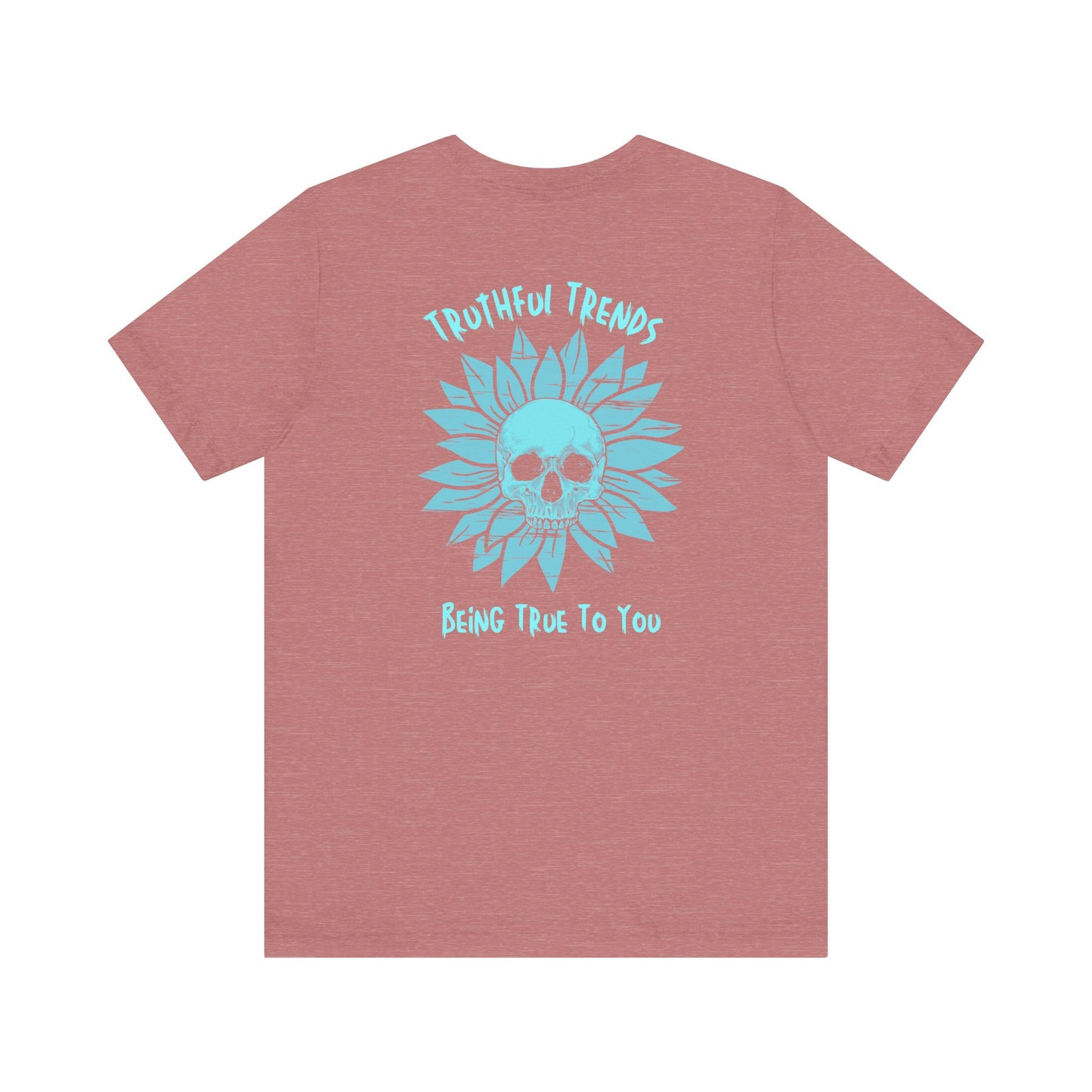 Skull and Sunflower Unisex Short Sleeve Tee