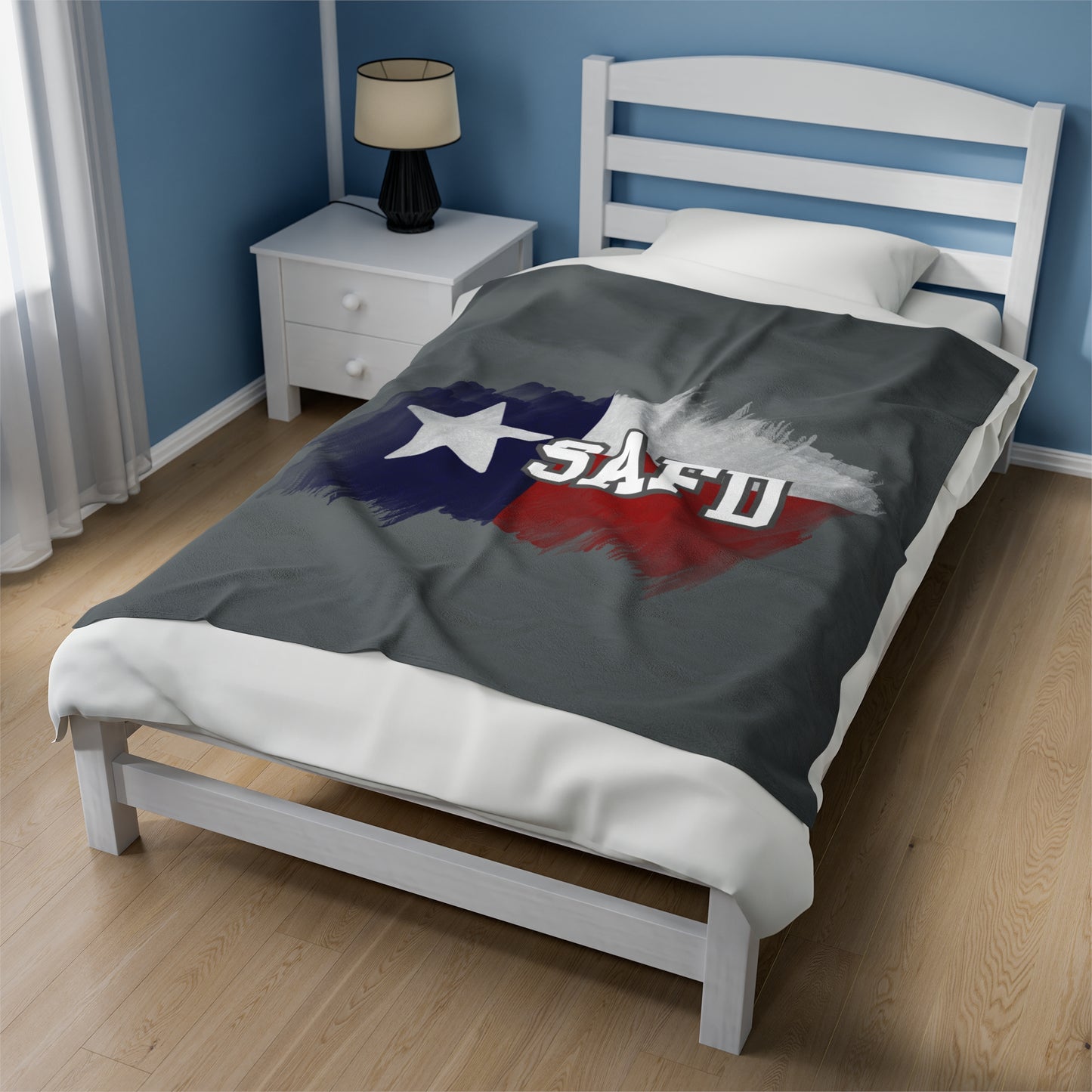 SAFD Velveteen Plush Blanket