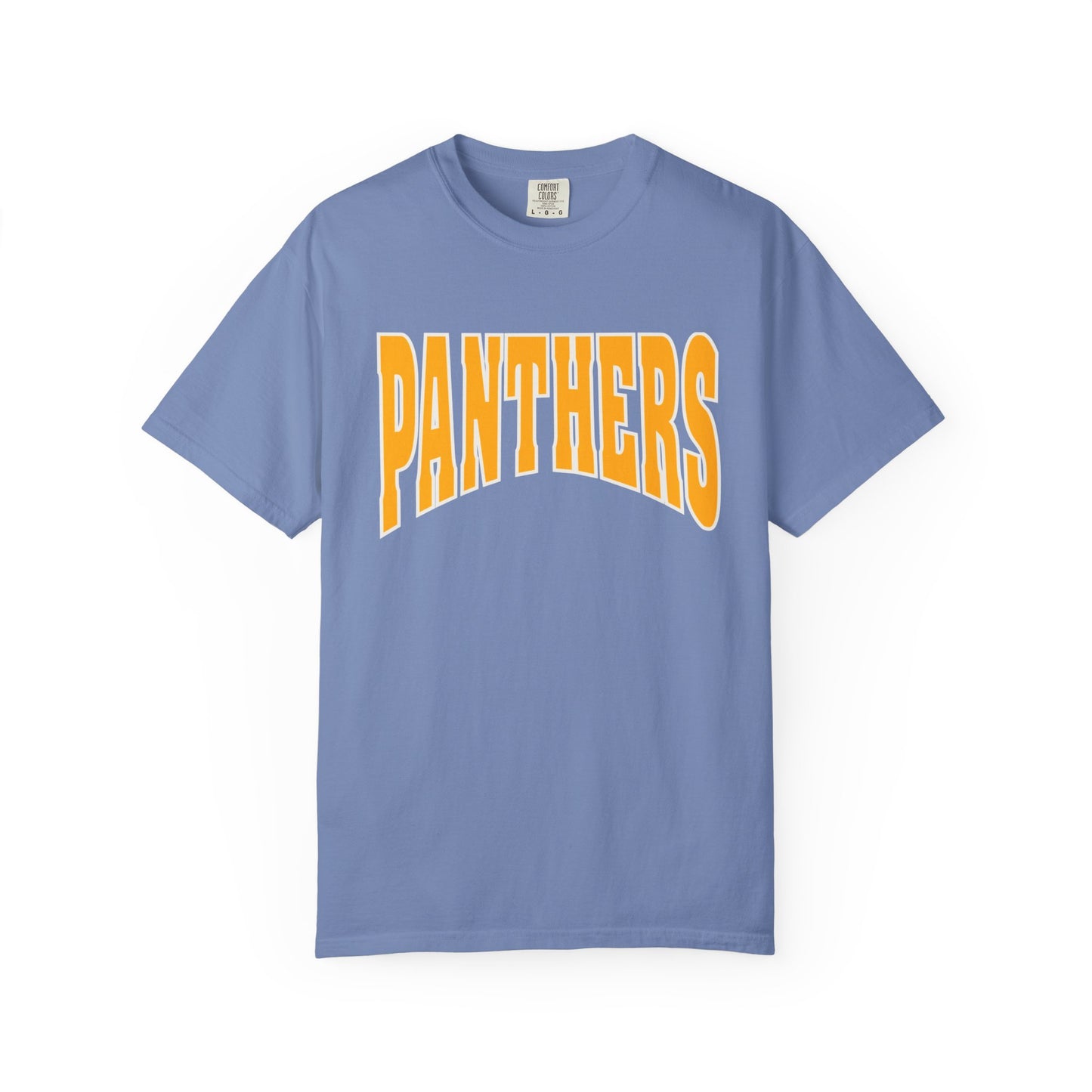 Panthers Unisex Garment-Dyed T-shirt, Casual Tee, Sports Apparel, Game Day Shirt, College Fan Gear, Comfortable Everyday Wear
