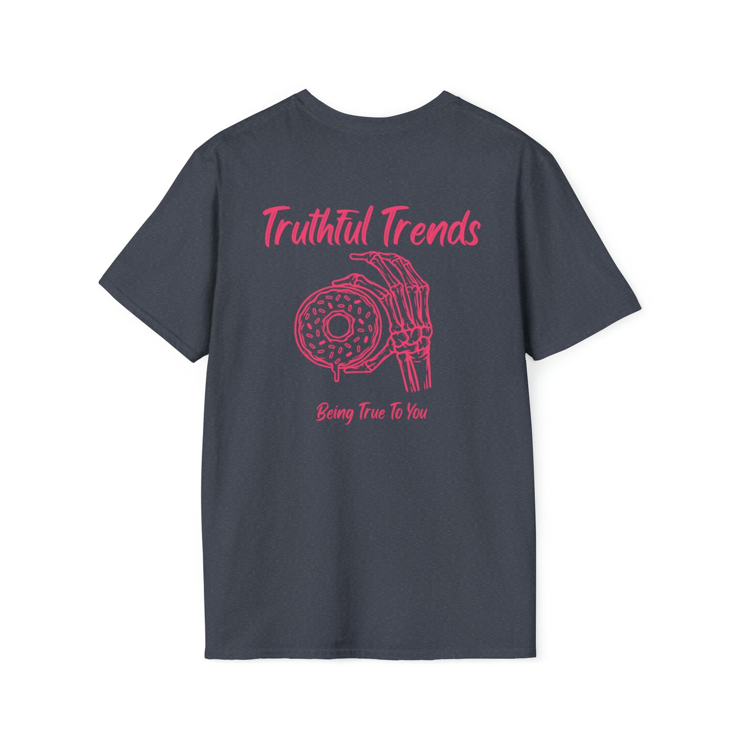 Skeleton and Donut Unisex Softstyle T-Shirt