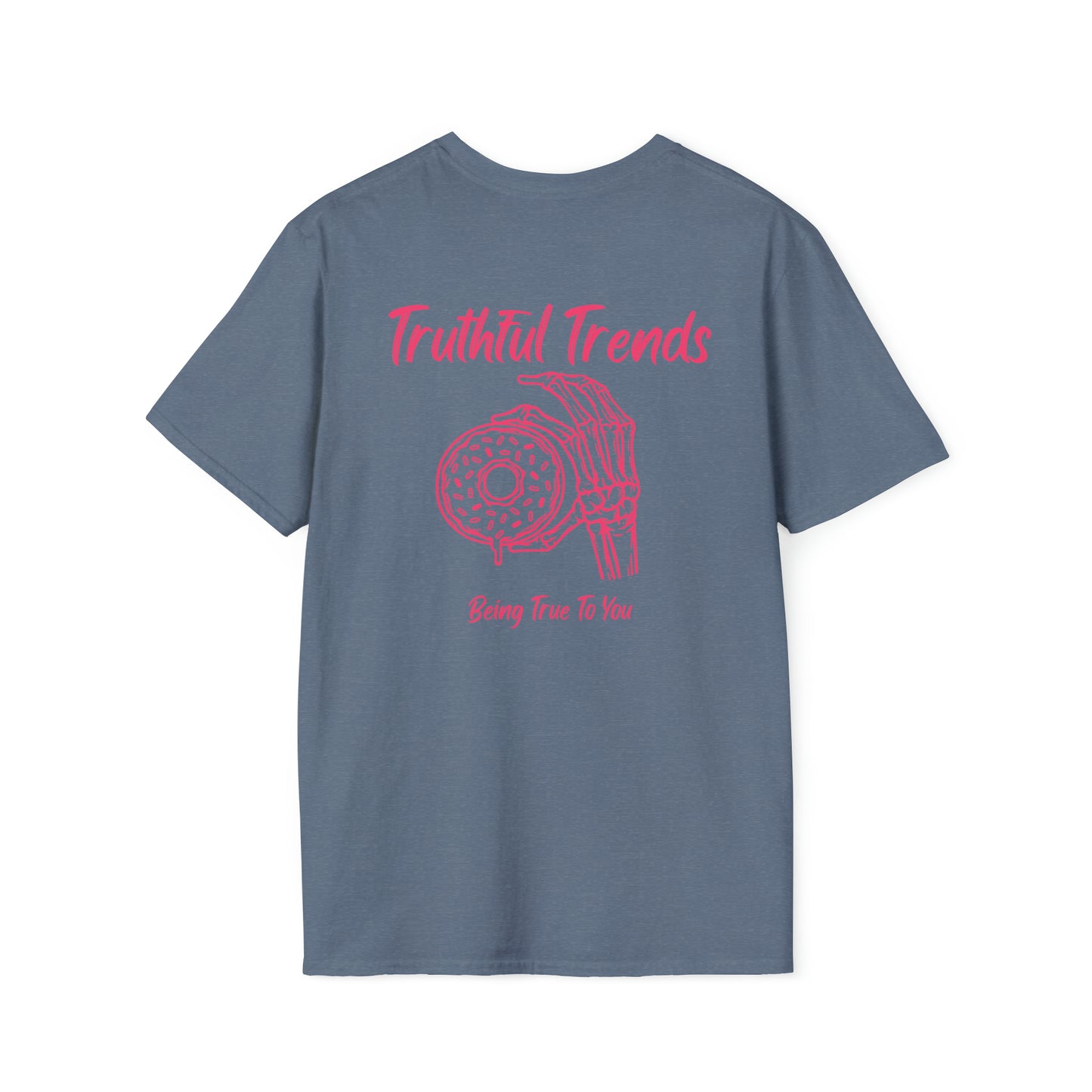 Skeleton and Donut Unisex Softstyle T-Shirt