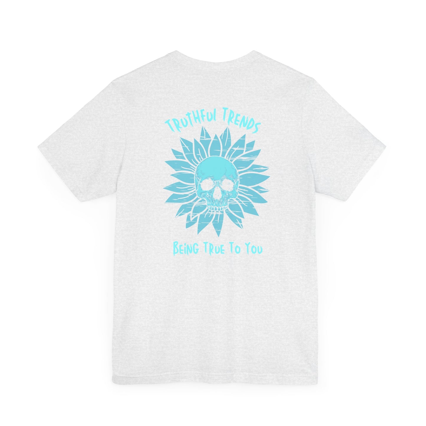 Skull and Sunflower Unisex Short Sleeve Tee