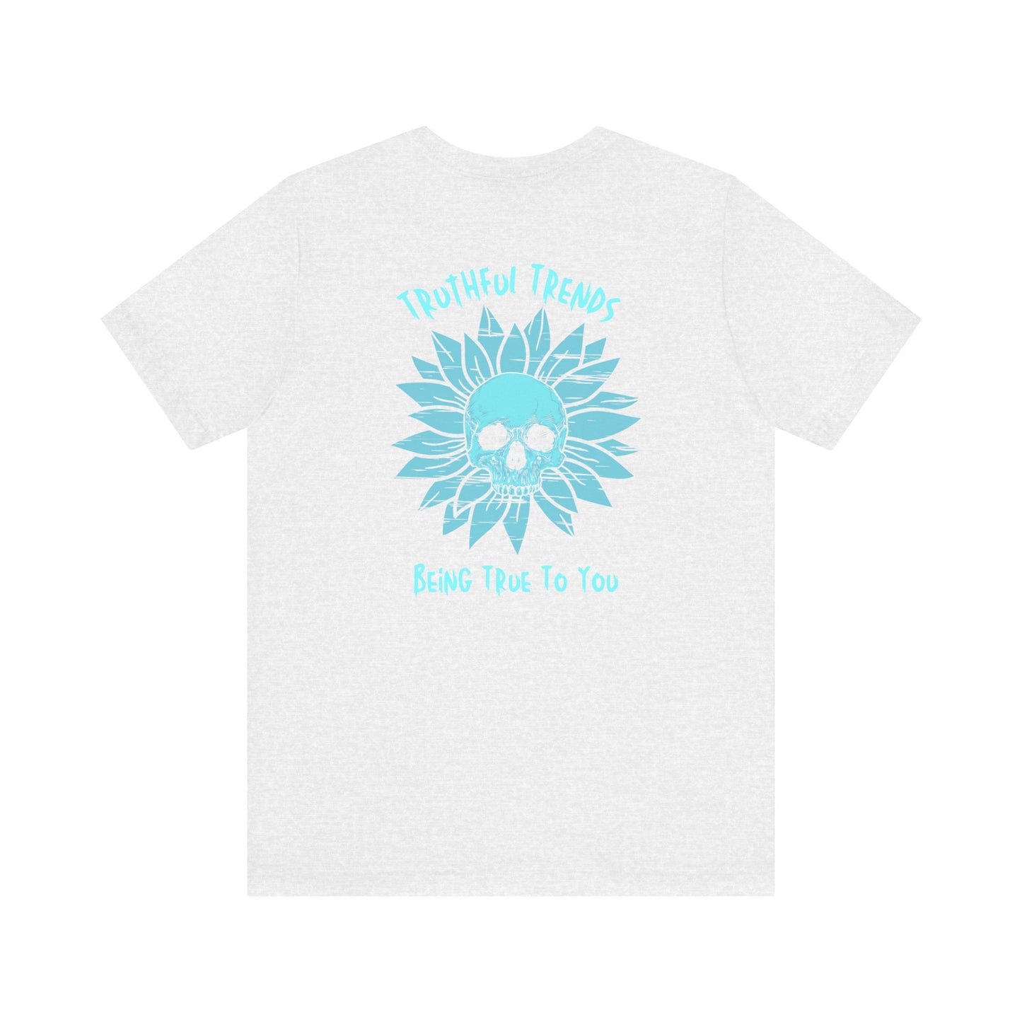 Skull and Sunflower Unisex Short Sleeve Tee