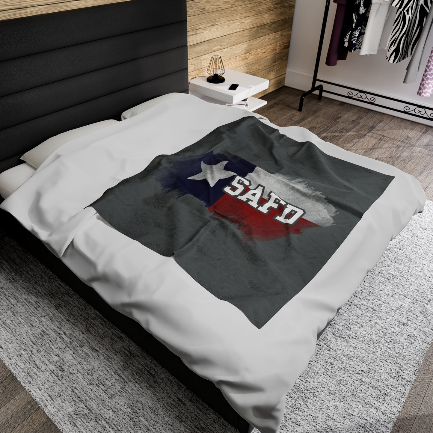 SAFD Velveteen Plush Blanket
