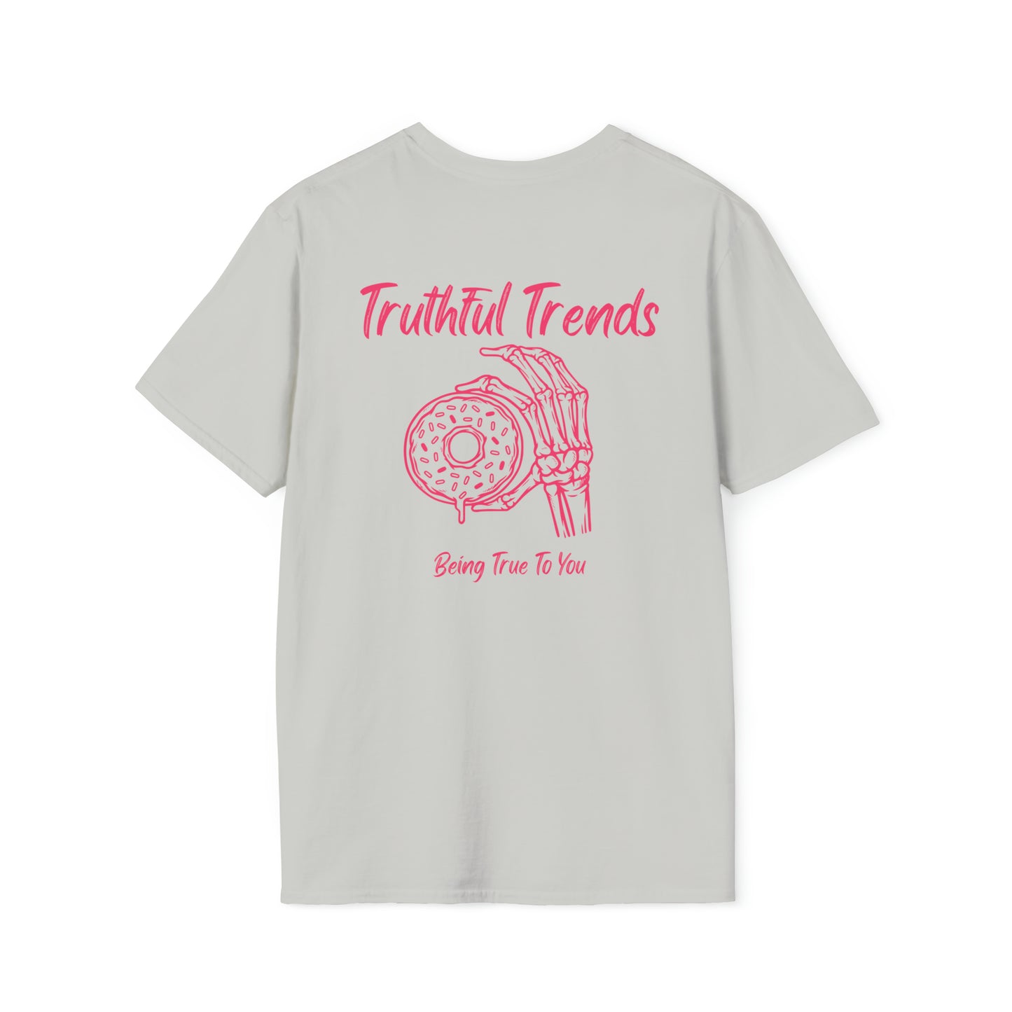 Skeleton and Donut Unisex Softstyle T-Shirt