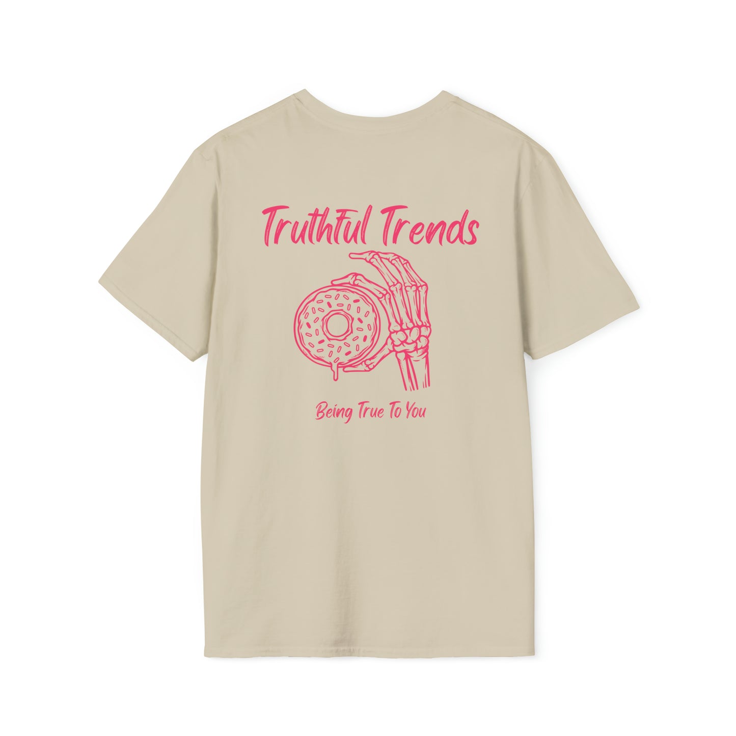 Skeleton and Donut Unisex Softstyle T-Shirt