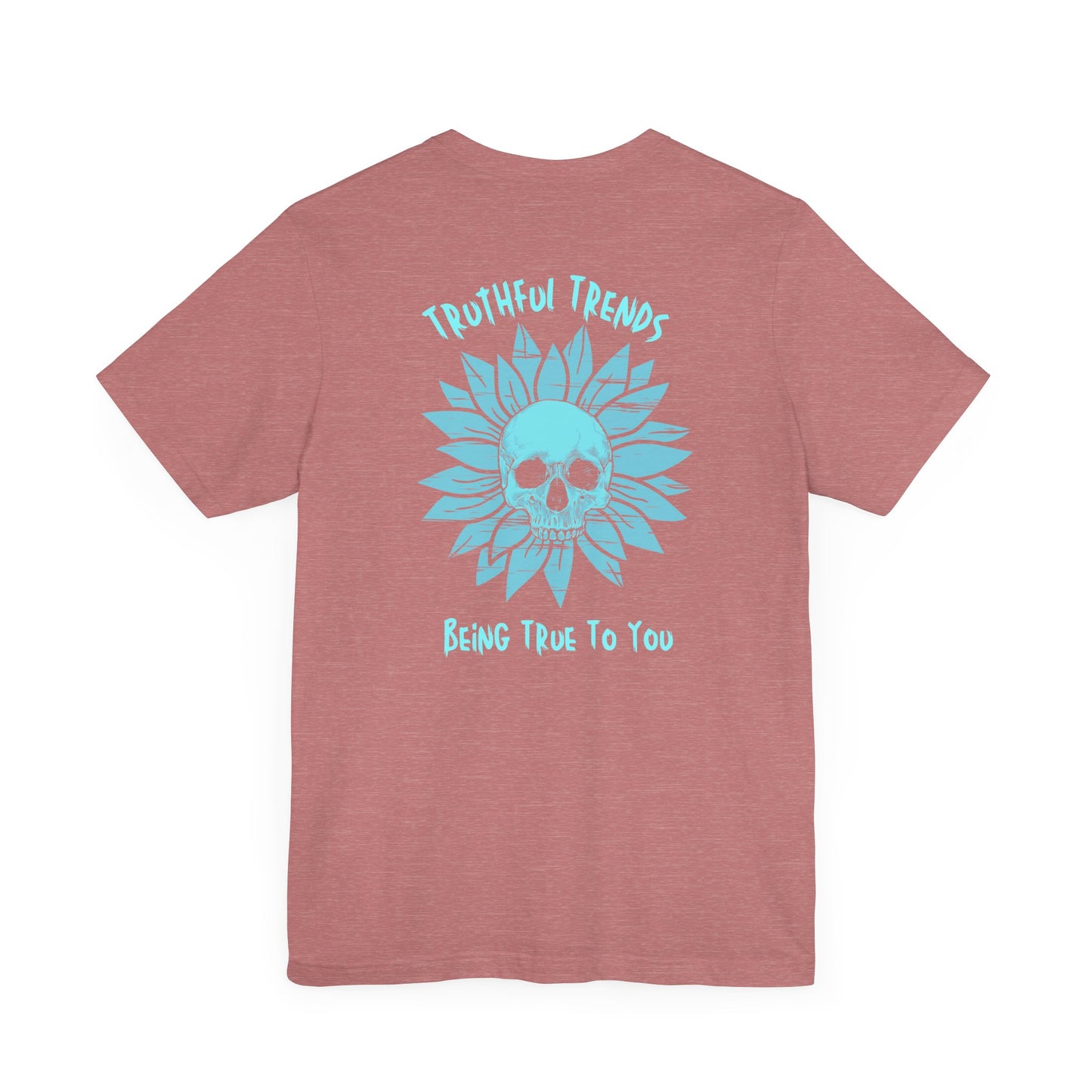 Skull and Sunflower Unisex Short Sleeve Tee