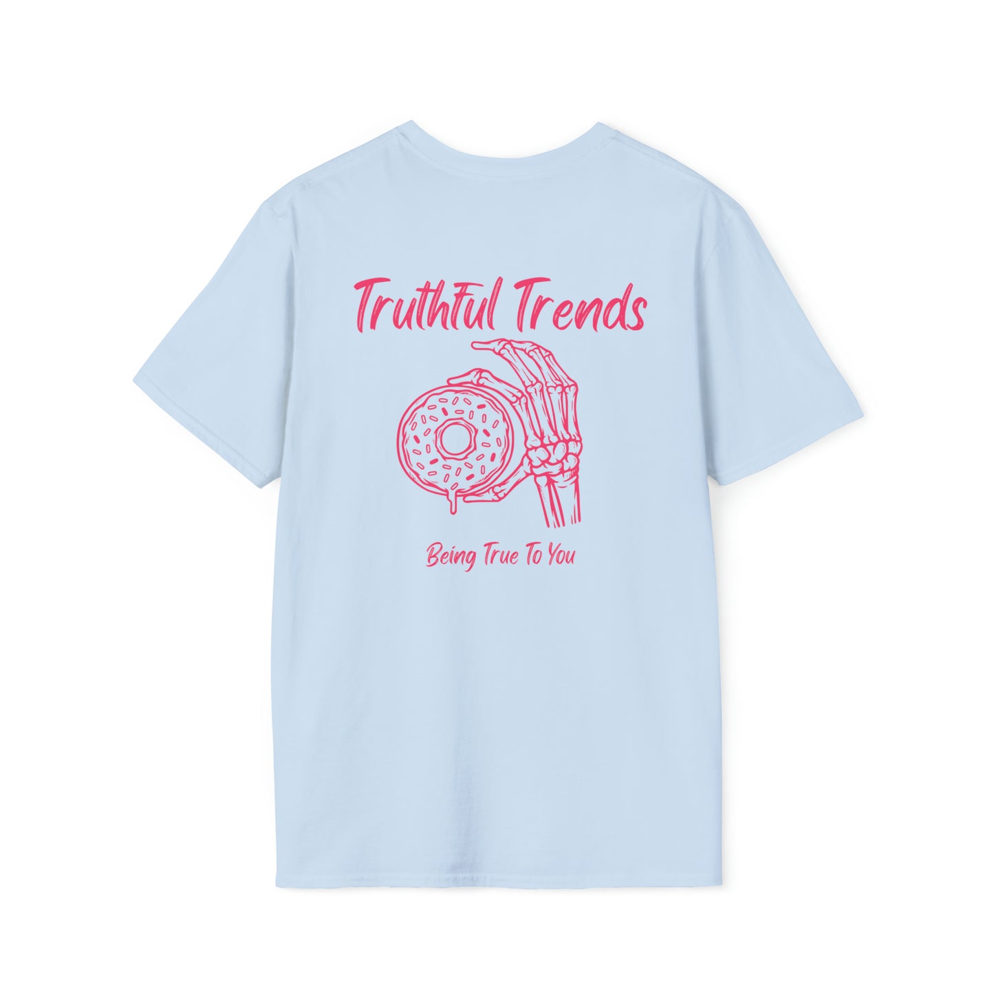 Skeleton and Donut Unisex Softstyle T-Shirt