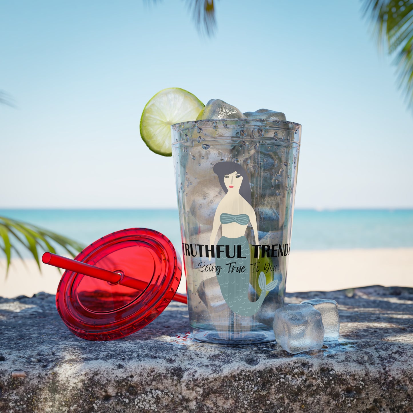 Sunsplash Tumbler with Straw, 16oz