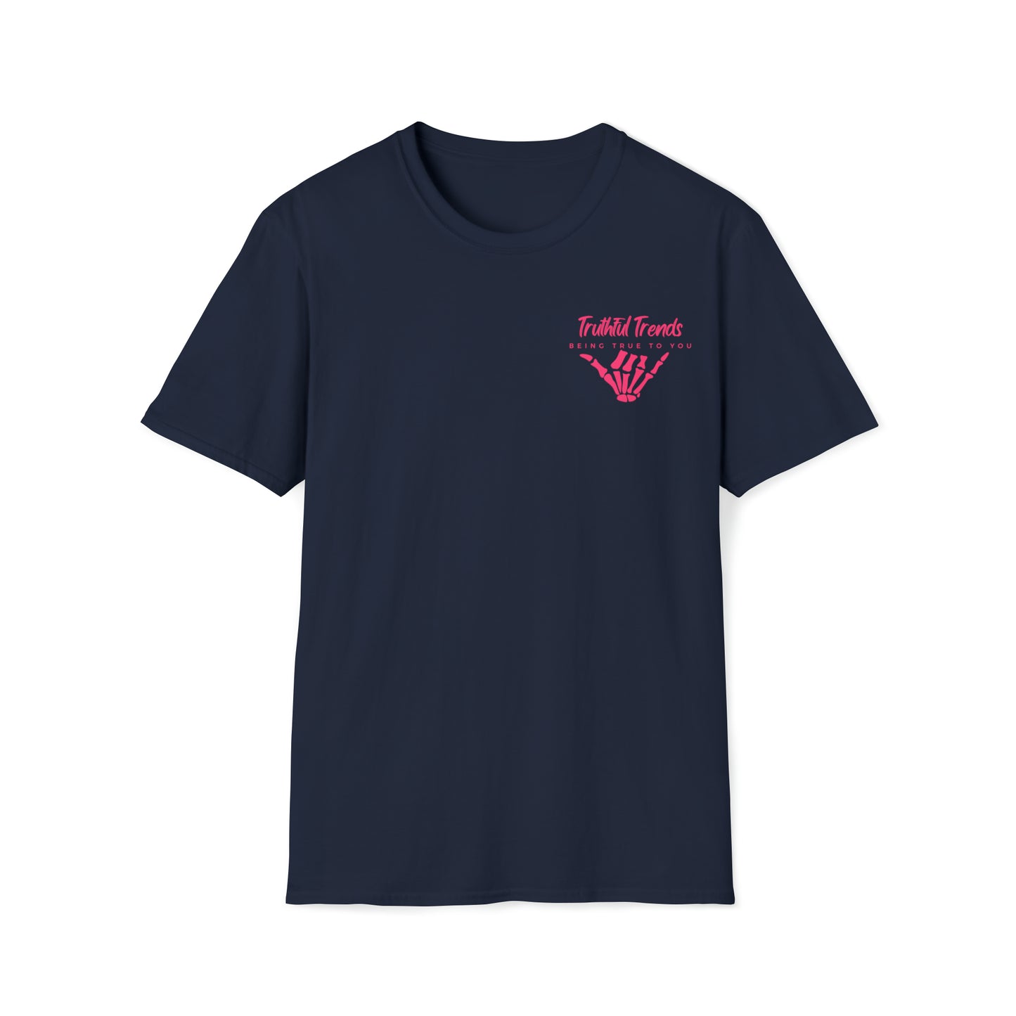 Skeleton and Donut Unisex Softstyle T-Shirt