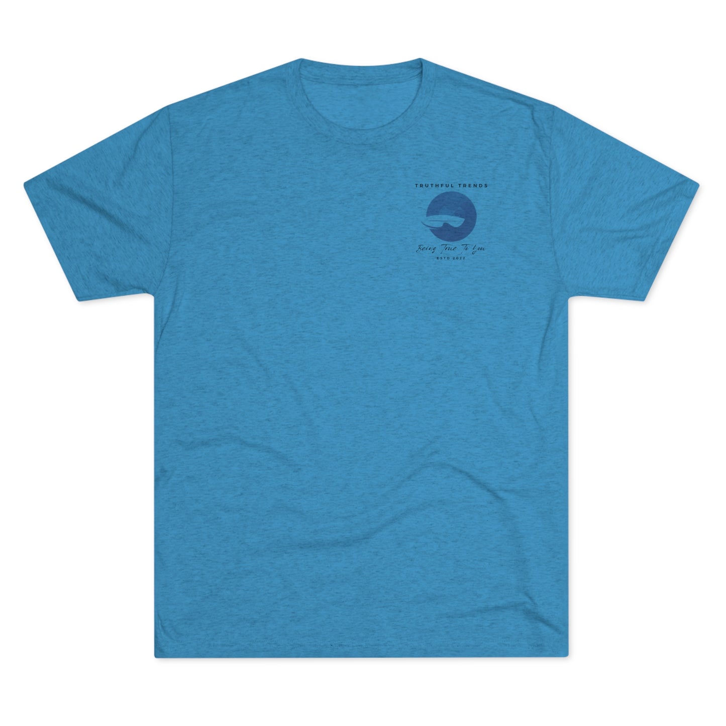 Wave and Surfboard Unisex Tri-Blend Crew Tee
