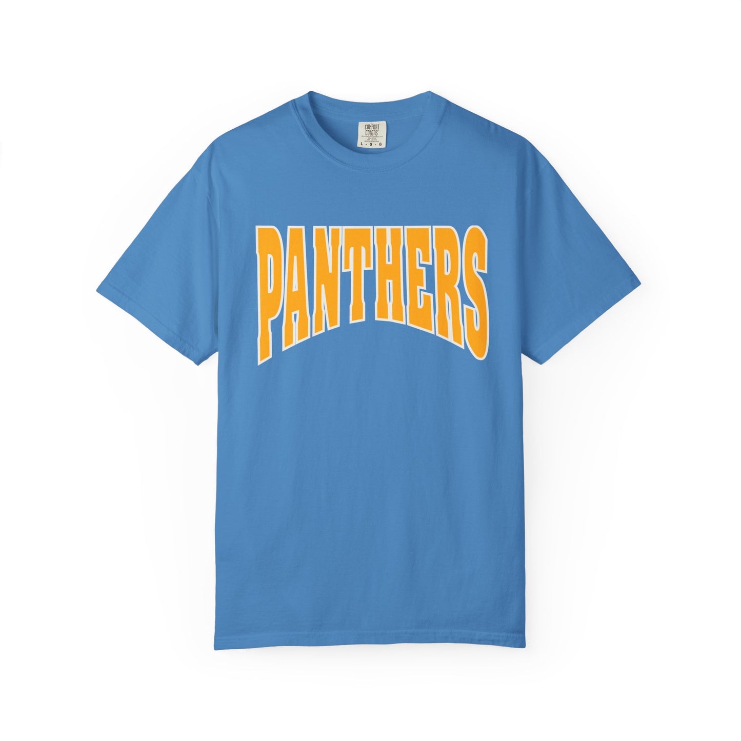 Panthers Unisex Garment-Dyed T-shirt, Casual Tee, Sports Apparel, Game Day Shirt, College Fan Gear, Comfortable Everyday Wear