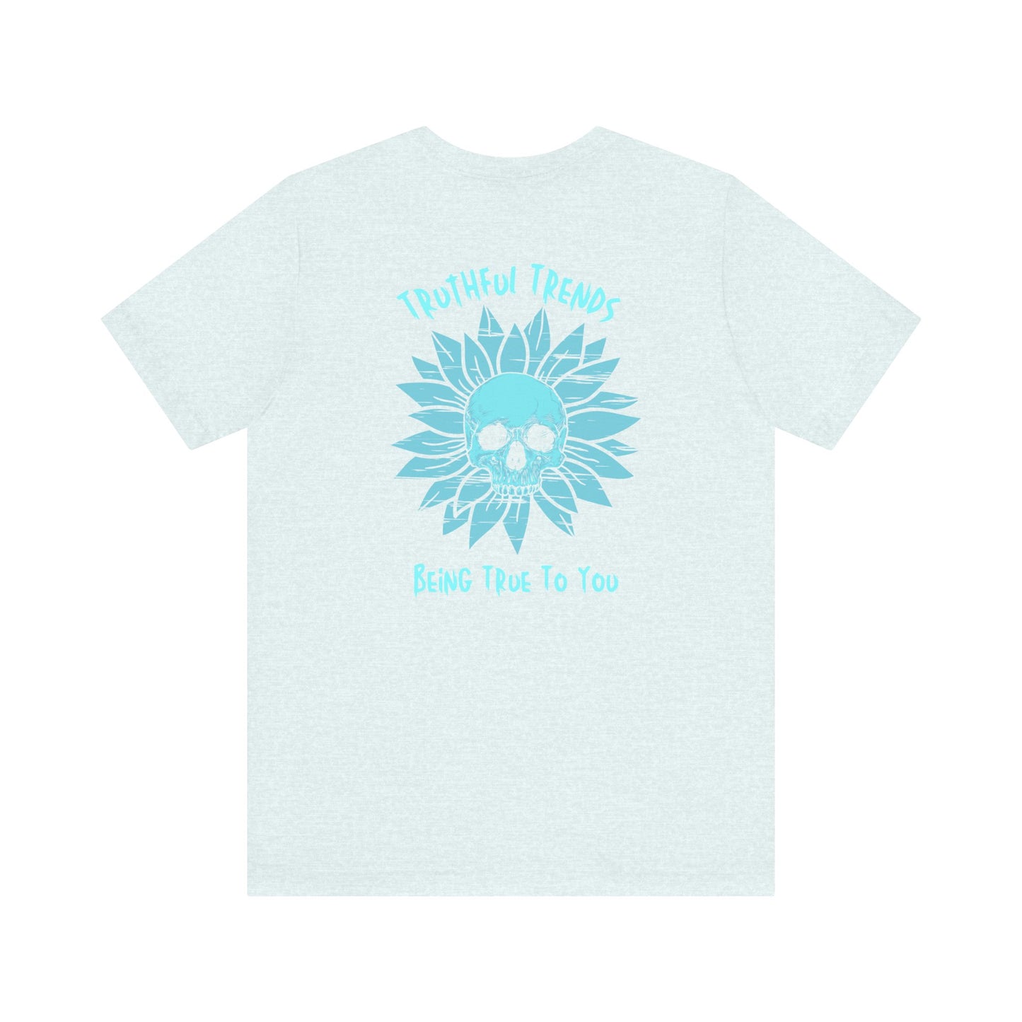 Skull and Sunflower Unisex Short Sleeve Tee
