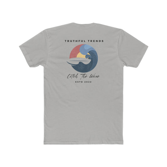 Catch the Wave Men's Cotton Crew Tee