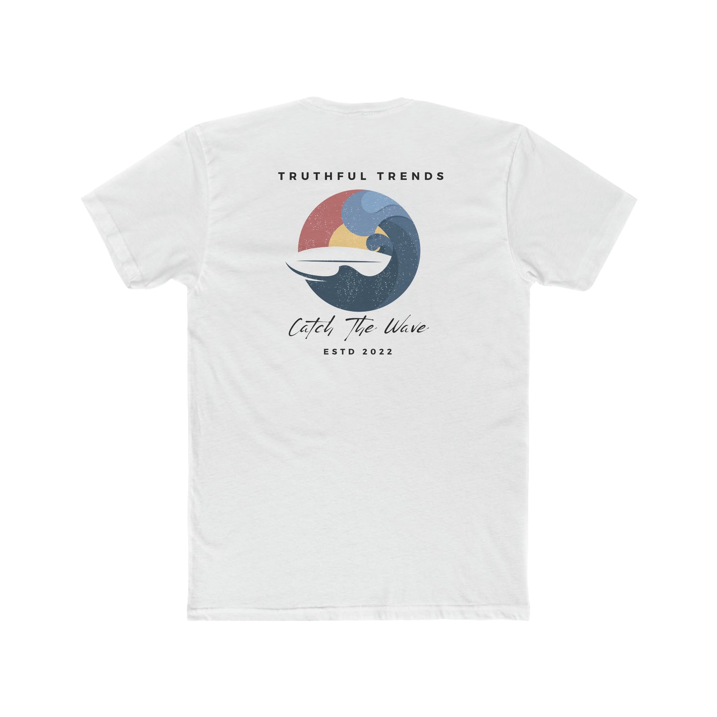 Catch the Wave Men's Cotton Crew Tee