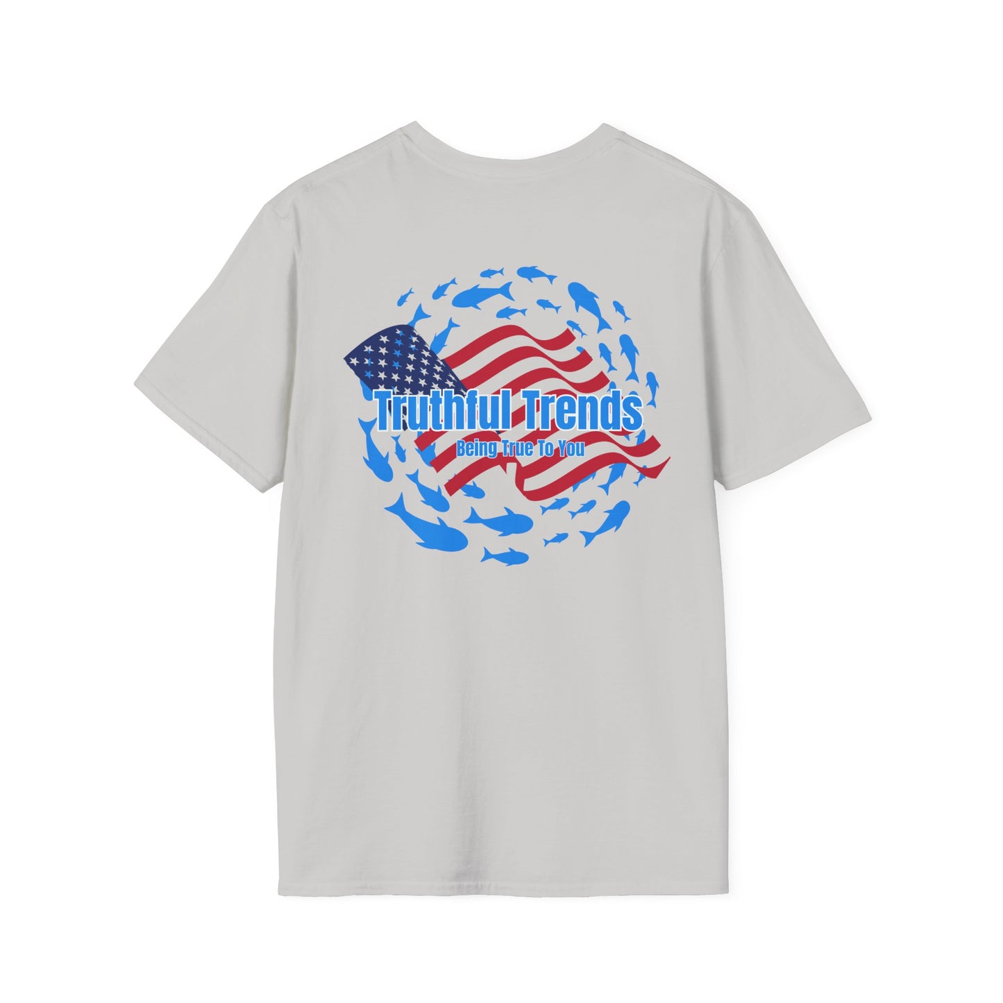 Shark School Unisex American Flag Softstyle T-Shirt, Comfortable Graphic Tee, Summer Fashion, Patriotic Apparel, Perfect for Independence Day, Gift [...]