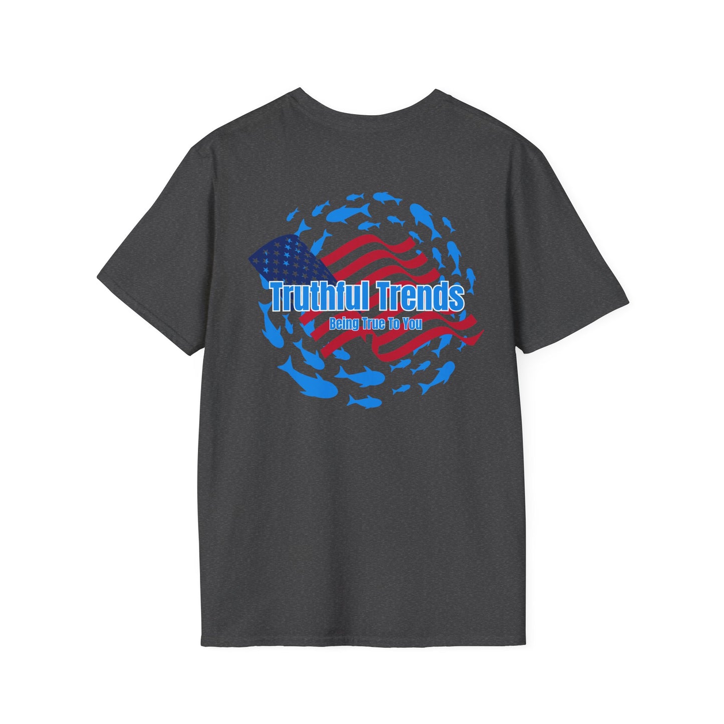 Shark School Unisex American Flag Softstyle T-Shirt, Comfortable Graphic Tee, Summer Fashion, Patriotic Apparel, Perfect for Independence Day, Gift [...]
