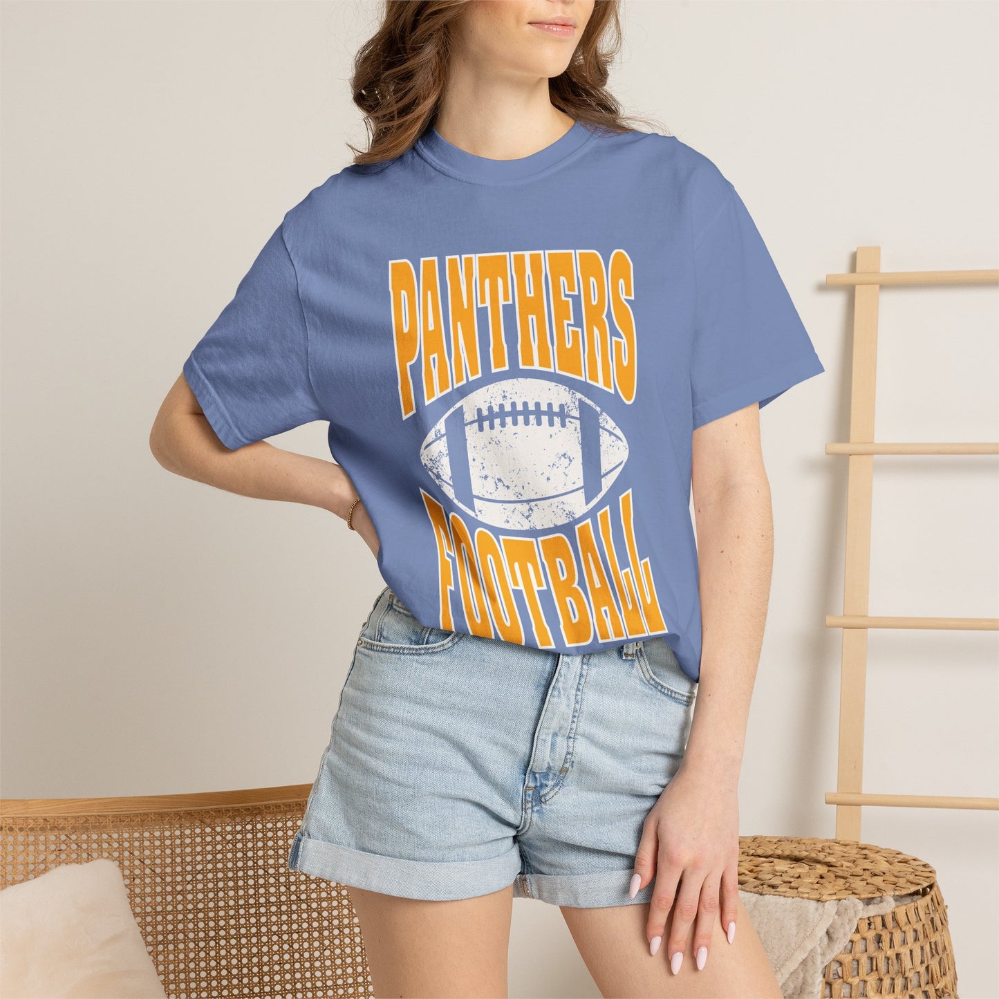 Panthers Football Vintage Tee — Retro Team Spirit T-Shirt
