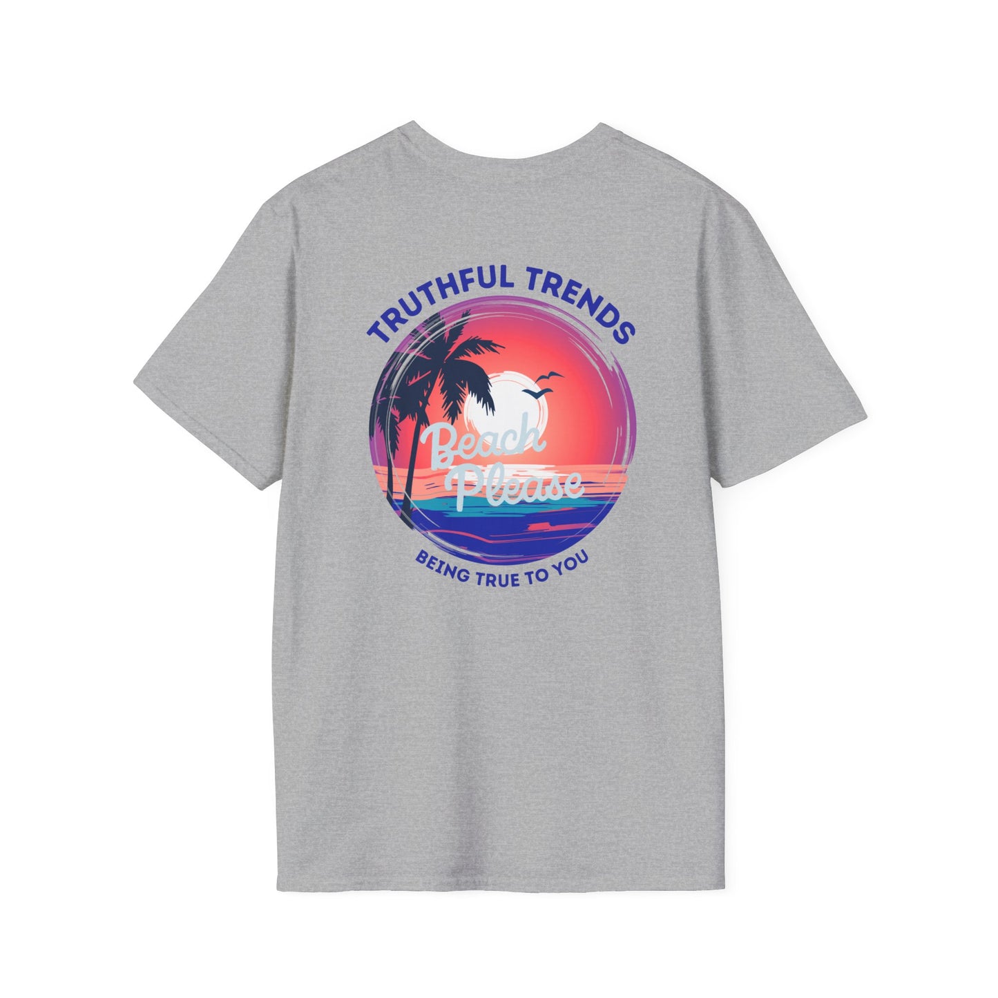 Beach Please Unisex Softstyle T-Shirt