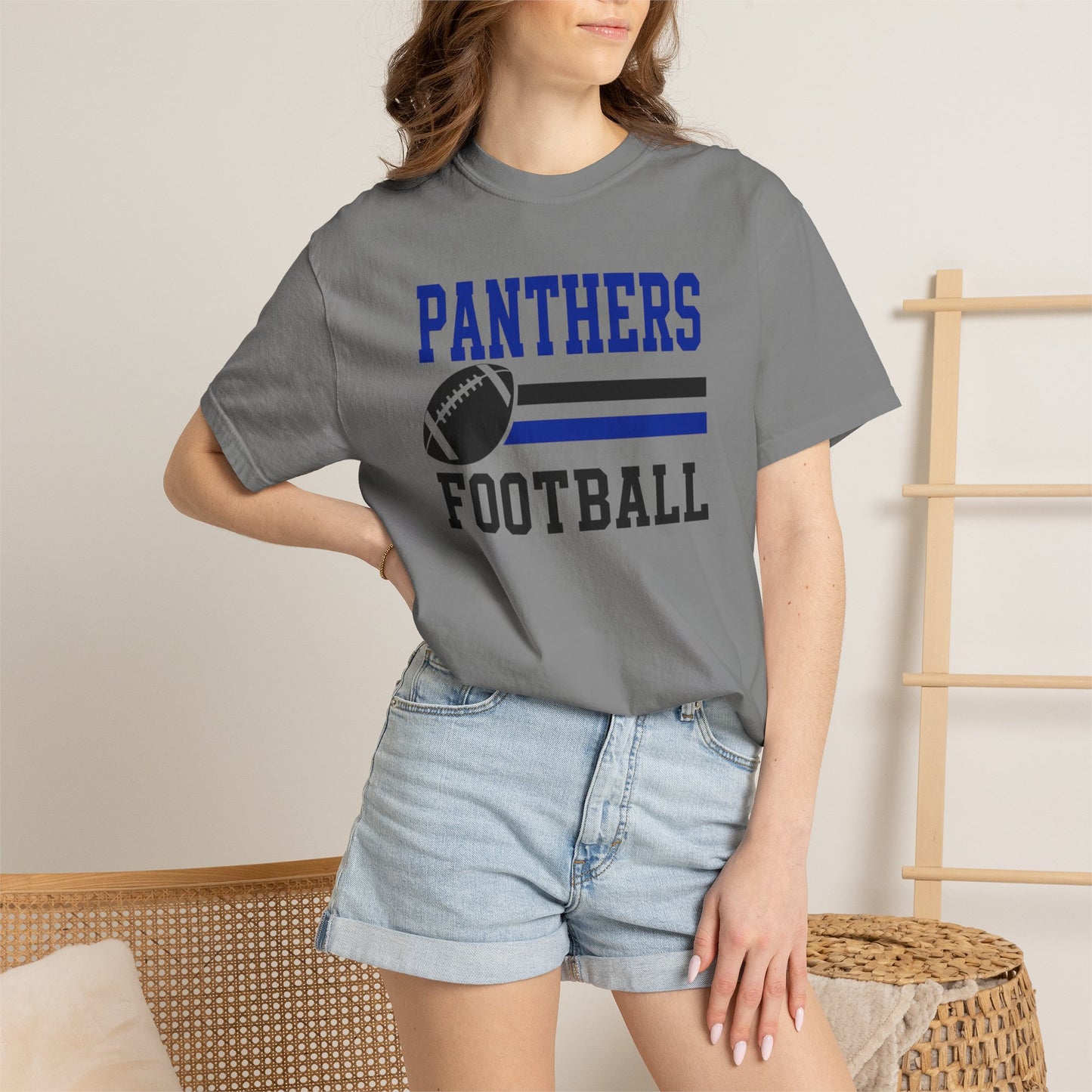 Panthers Football Tee — Comfort Colors Tee