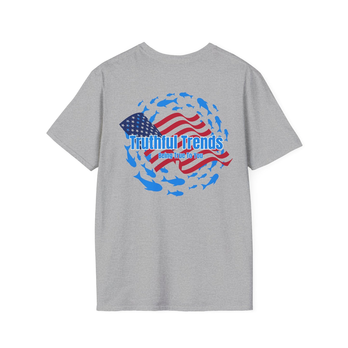Shark School Unisex American Flag Softstyle T-Shirt, Comfortable Graphic Tee, Summer Fashion, Patriotic Apparel, Perfect for Independence Day, Gift [...]