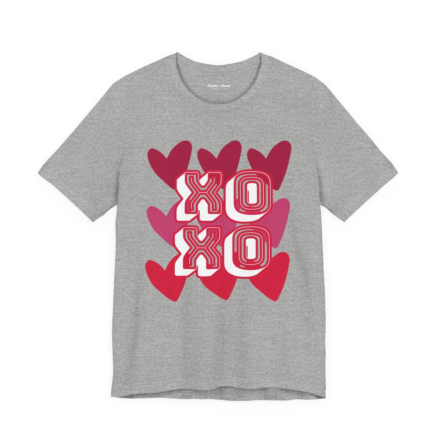 XO XO Heart Graphic Tee — Valentine’s Day Love Shirt