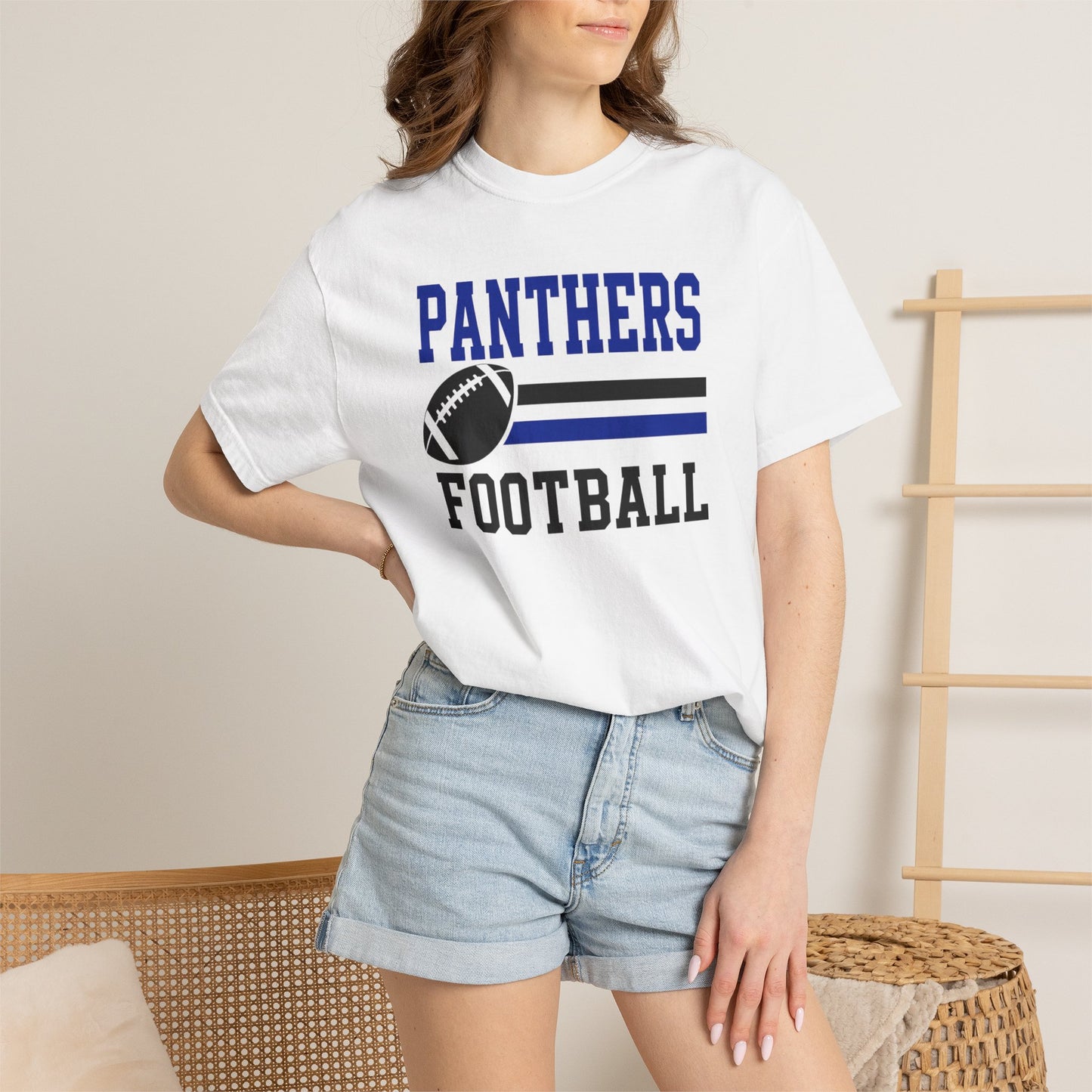 Panthers Football Tee — Comfort Colors Tee