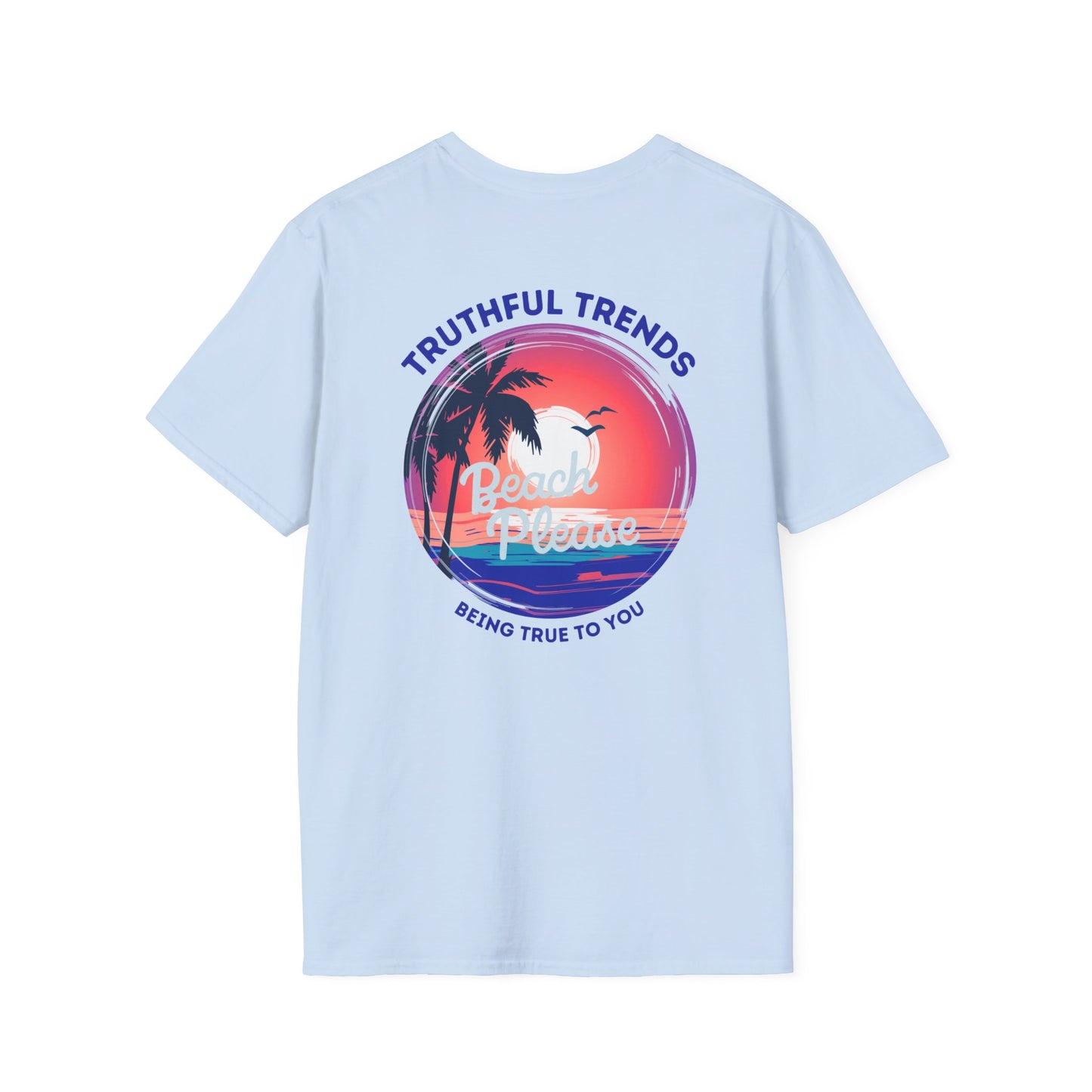 Beach Please Unisex Softstyle T-Shirt