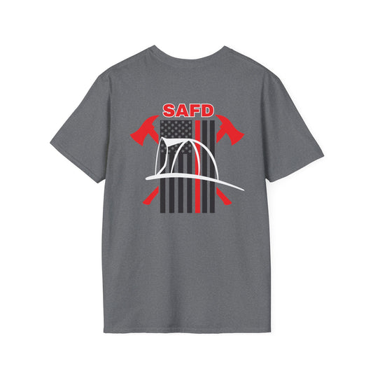 SAFD Tee, Unisex Casual Shirt, Fire Safety Awareness, Gift for First Responders, Memorial Tee