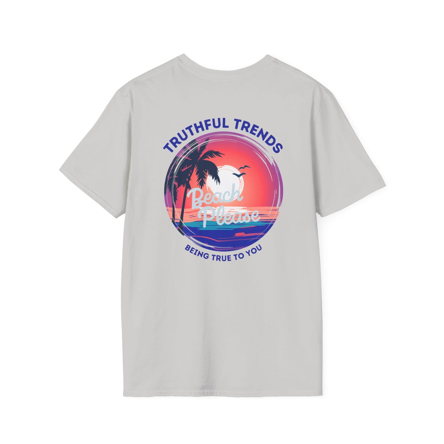 Beach Please Unisex Softstyle T-Shirt