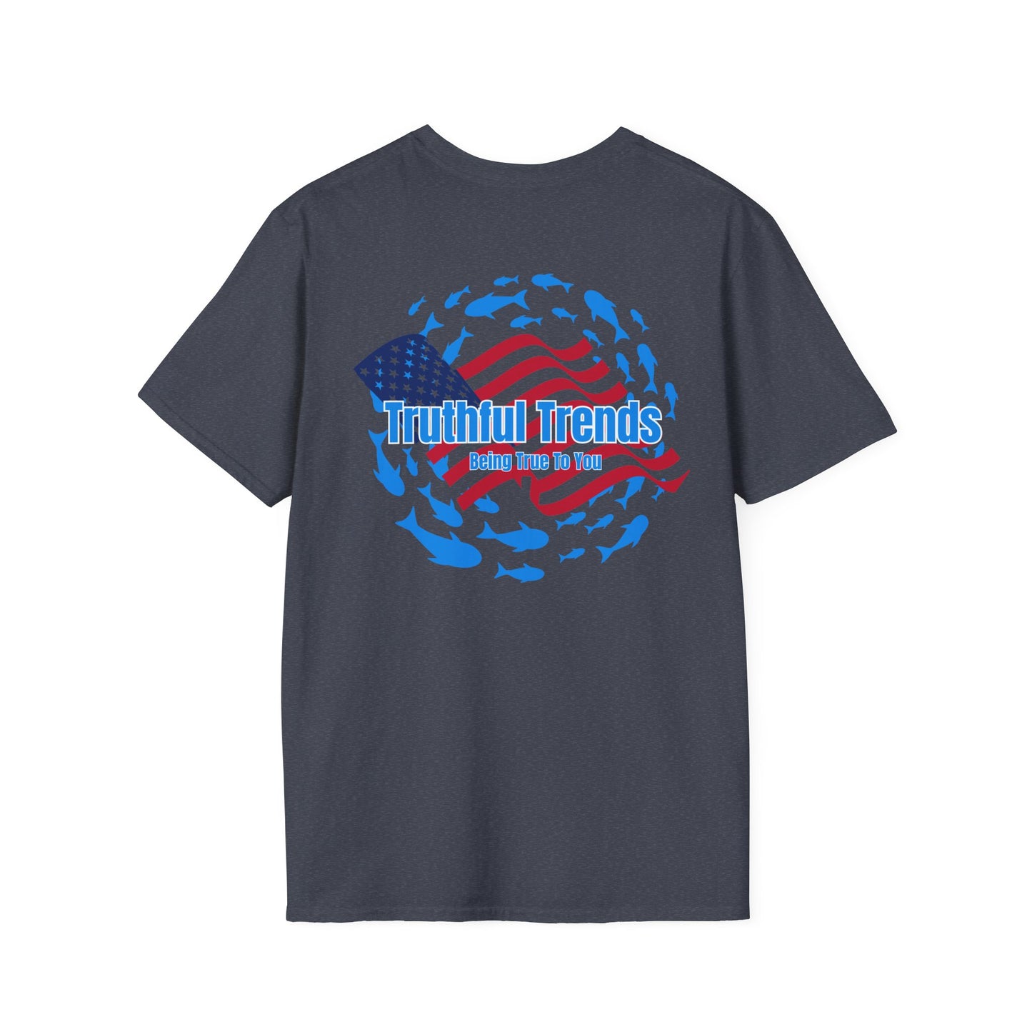 Shark School Unisex American Flag Softstyle T-Shirt, Comfortable Graphic Tee, Summer Fashion, Patriotic Apparel, Perfect for Independence Day, Gift [...]