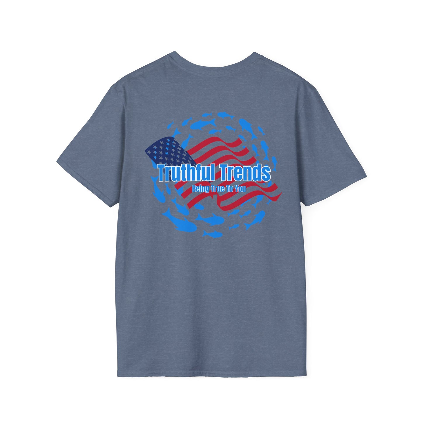 Shark School Unisex American Flag Softstyle T-Shirt, Comfortable Graphic Tee, Summer Fashion, Patriotic Apparel, Perfect for Independence Day, Gift [...]