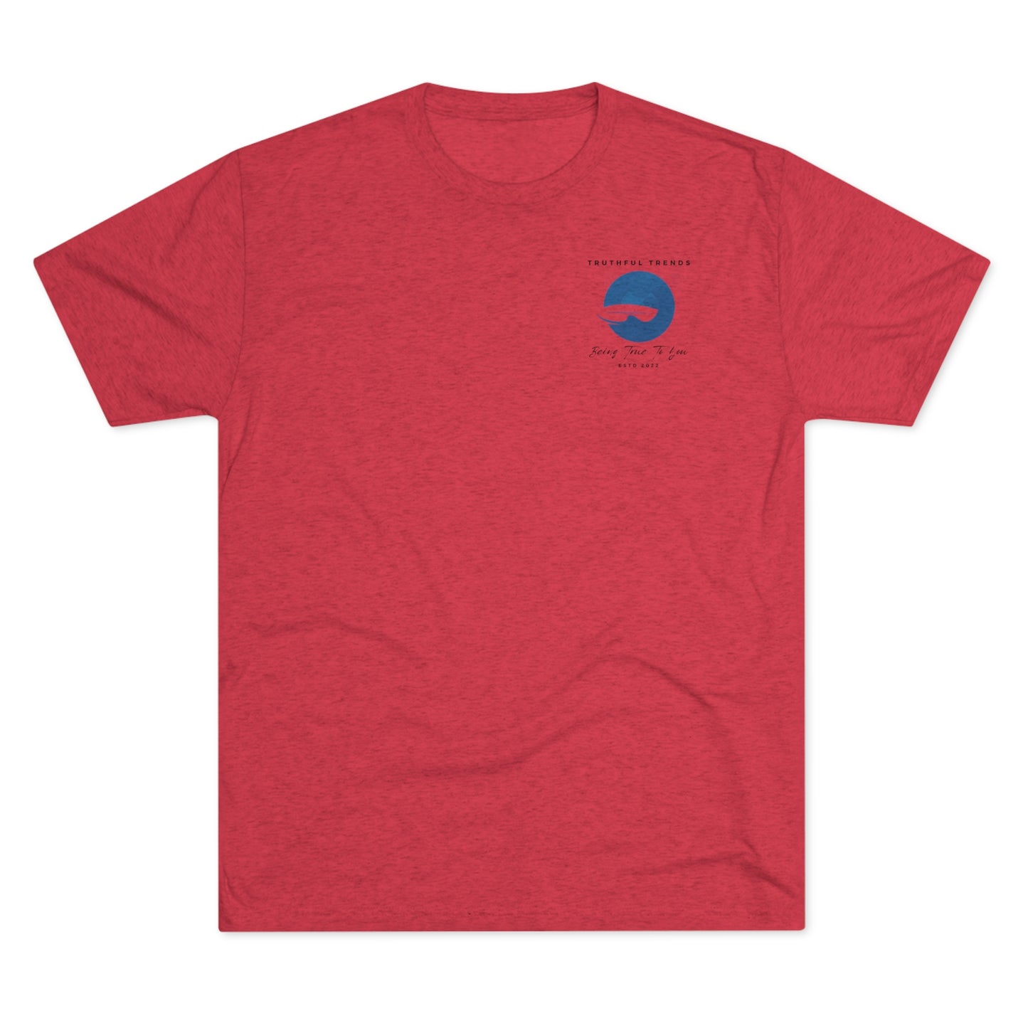 Wave and Surfboard Unisex Tri-Blend Crew Tee