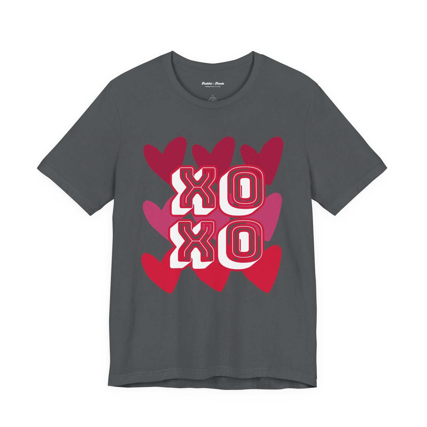XO XO Heart Graphic Tee — Valentine’s Day Love Shirt