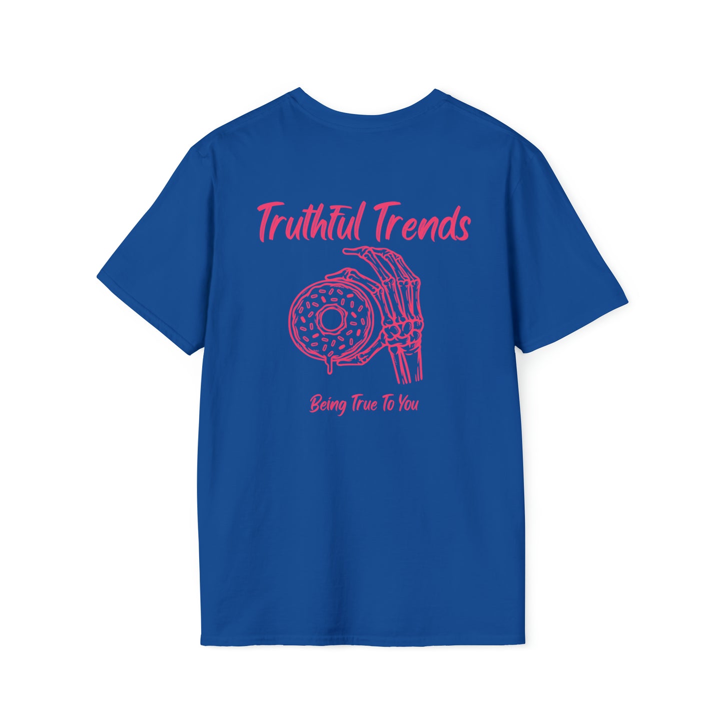 Skeleton and Donut Unisex Softstyle T-Shirt