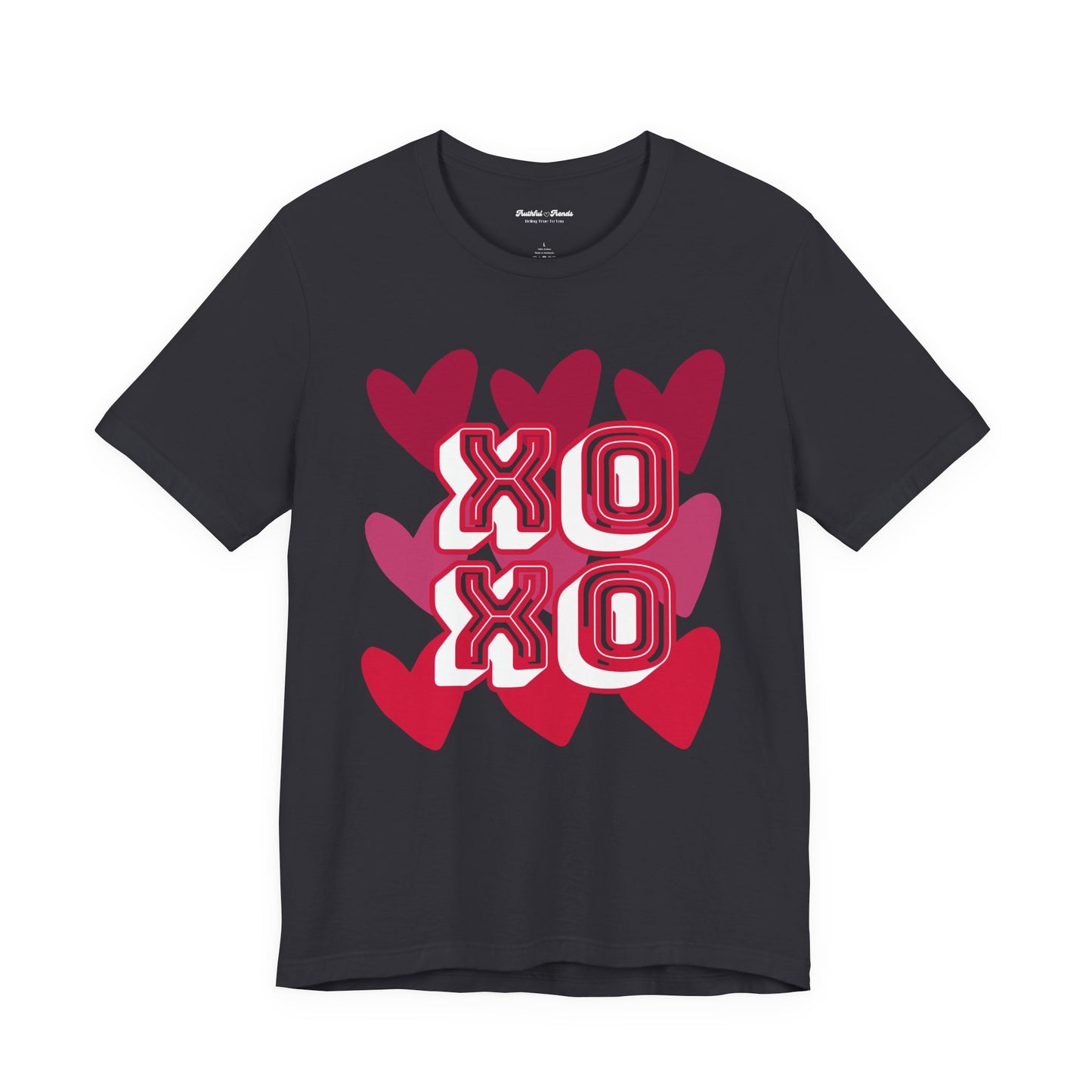 XO XO Heart Graphic Tee — Valentine’s Day Love Shirt